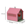 Plastic Bird House for Small Birds – Multicolor | Foldable Nesting Box3 Plastic Bird House for Small Birds – Multicolor | Foldable Nesting Box (Pack of 2)