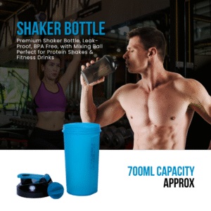 Gym Shaker Bottle for Protein Shake | 700 ml Marking