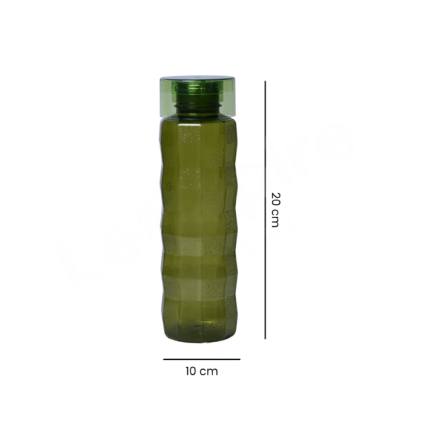 Antique Shank-Shaped Water Bottles – 1 L Plastic, Pack of 3 | Leak‑Proof & Stylish