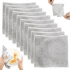 Dishcloth Multipurpose Non‑Scratch Wire Dishcloth & Scrubber (Pack of 10)