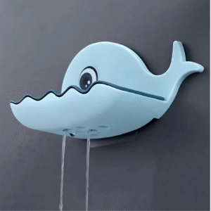 Fish Shape Soap Dish3 Fish Shape Soap Dish – Adhesive Waterproof Wall-Mounted Holder (Multicolor, Pack of 3)
