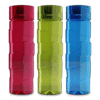 ForeSpace Oceana Plastic Water Bottle Set – 1 L Each, BPA‑Free, Leak‑Proof, Multicolor (Pack of 3)