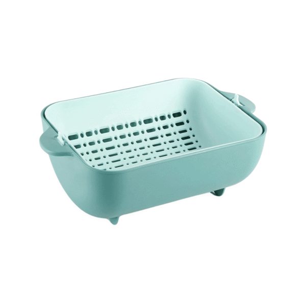 Fruit Holder Basket3 Firevally Foldable Multi‑Purpose Plastic Basket – Ergonomic & Stylish Storage (Pack of 1)