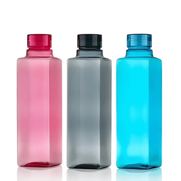 Prime 1000ml Plastic Water Bottles - Multicolor | Reusable Leak-Proof Fridge Bottles | Pack of 3