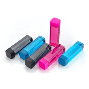 Square Shape Plastic Water Bottle – 1 L Multicolor | Leak‑Proof & Reusable (Pack of 6)